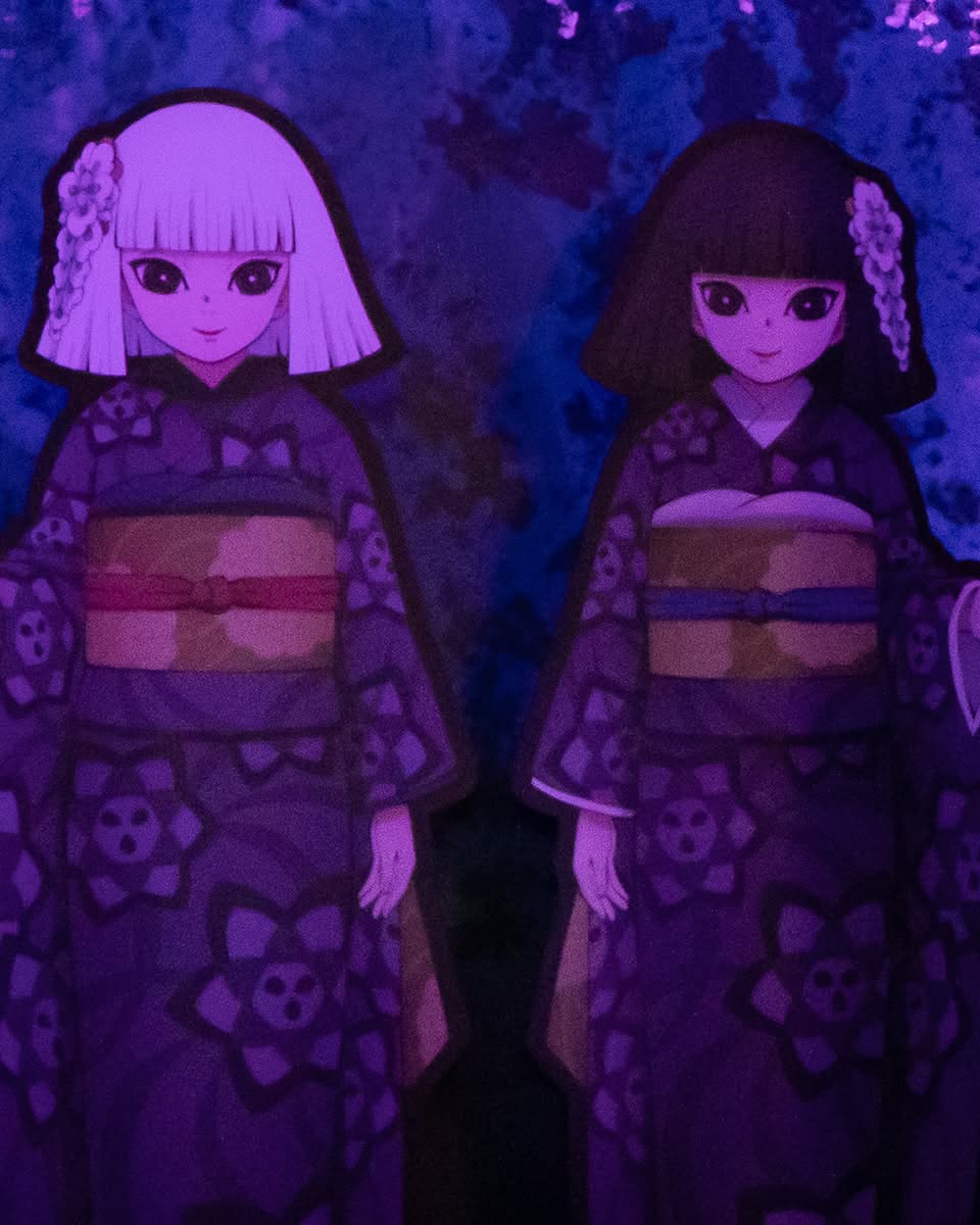 Fans exploring the manga-inspired displays