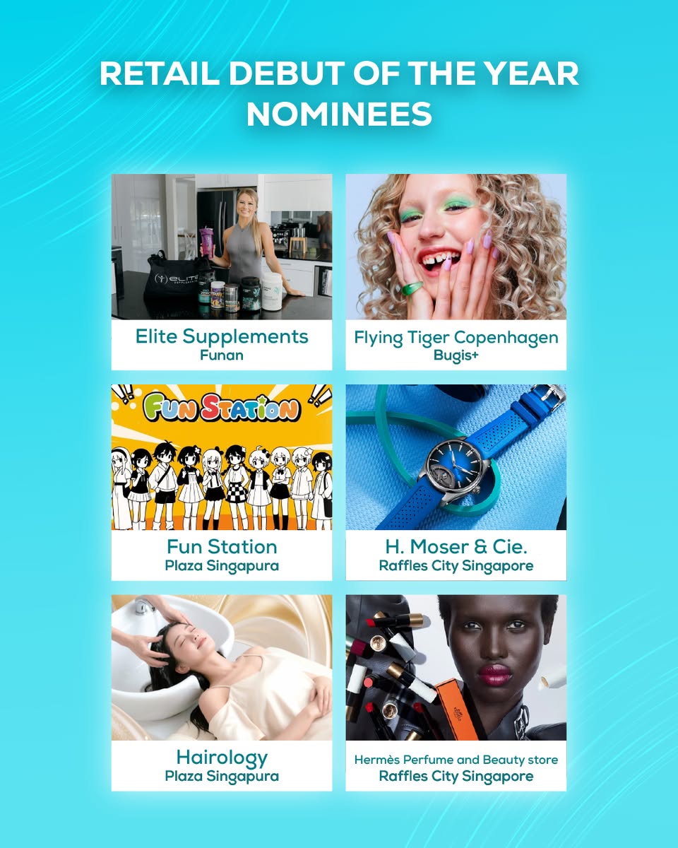 Vibrant retail store interior at a CapitaLand mall