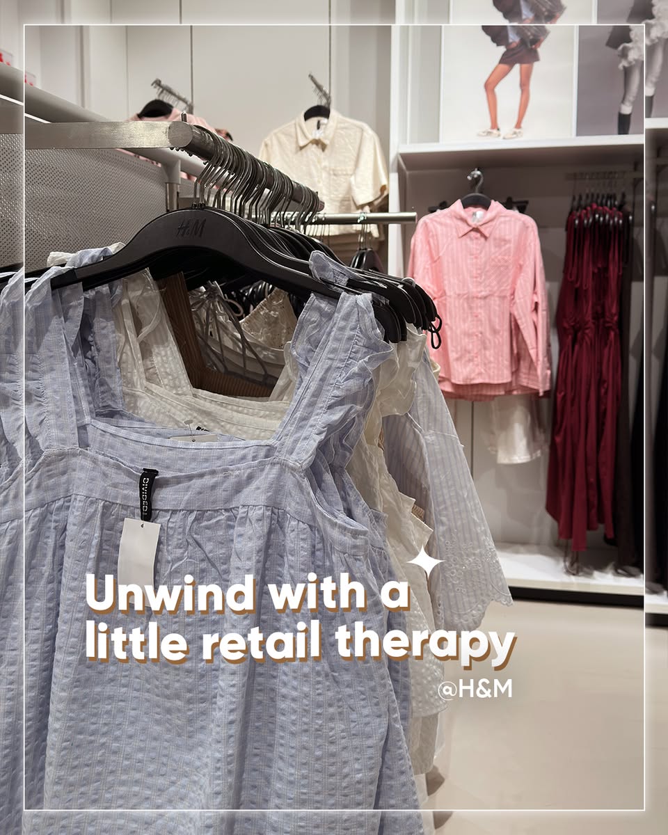 Shoppers enjoying a leisurely moment at Kallang Wave Mall