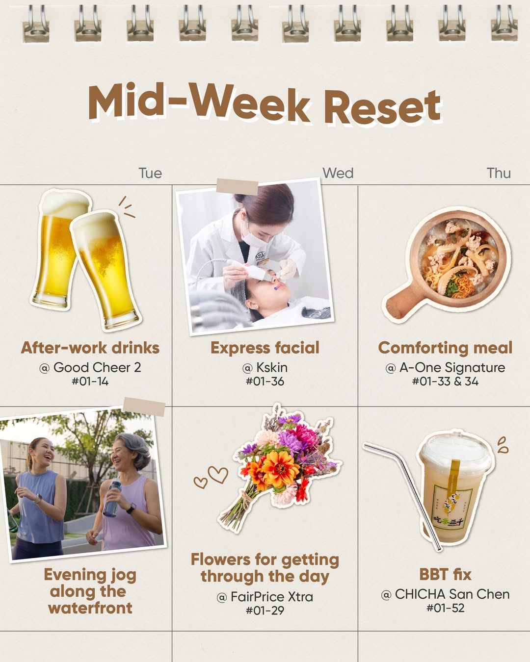Kallang Wave Mall offering a mid-week treat
