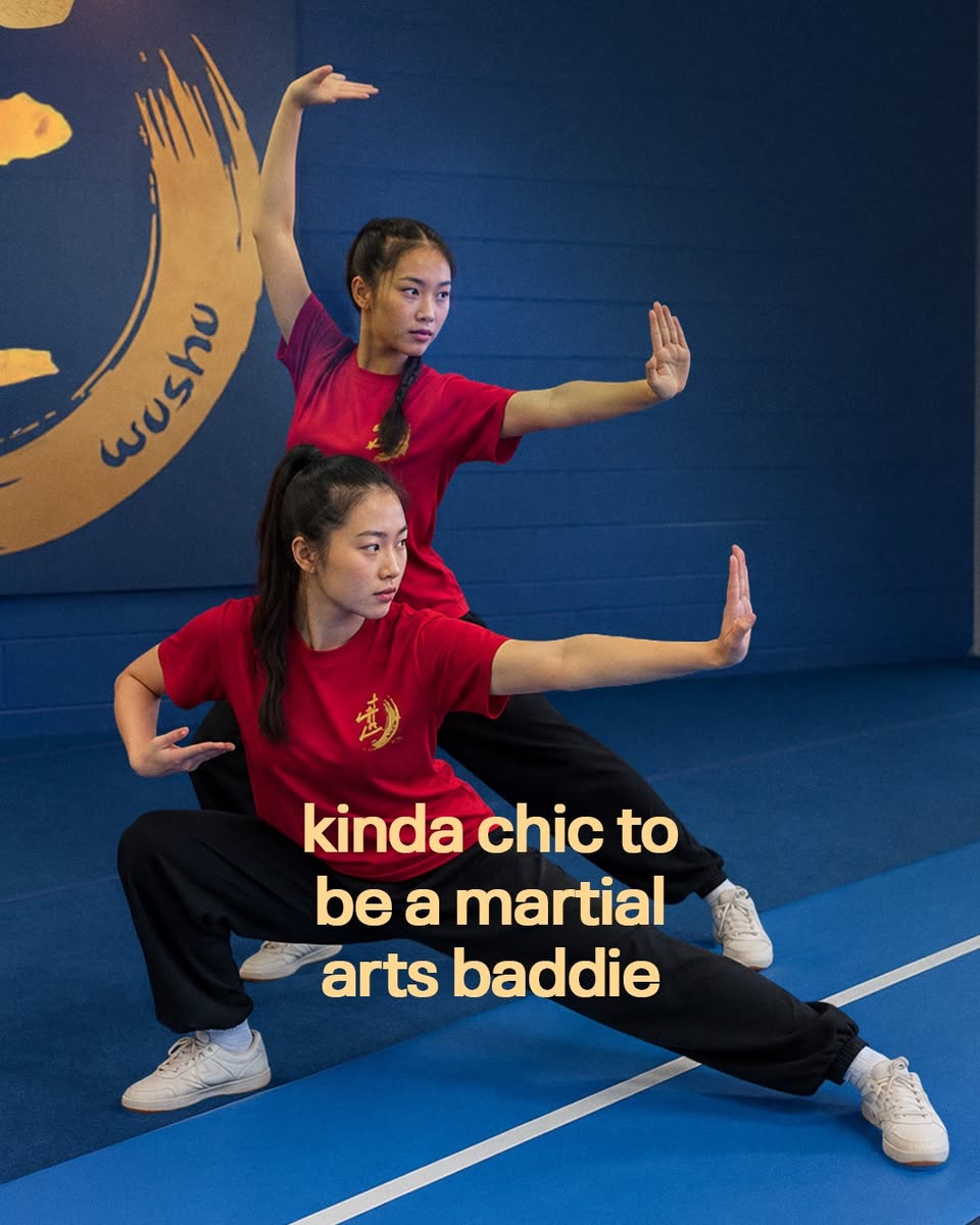 Wushu training at Xuan Sports