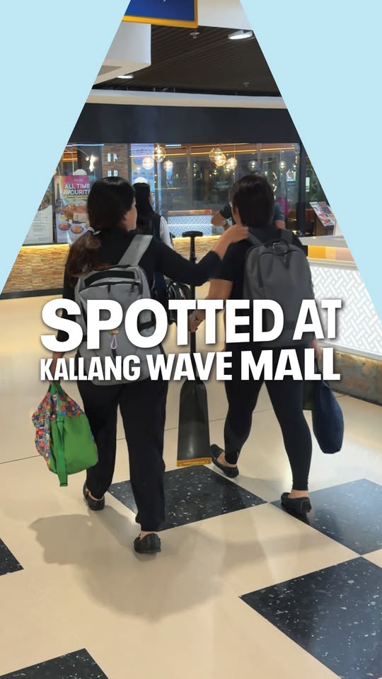 Everyday scene at Kallang Wave Mall