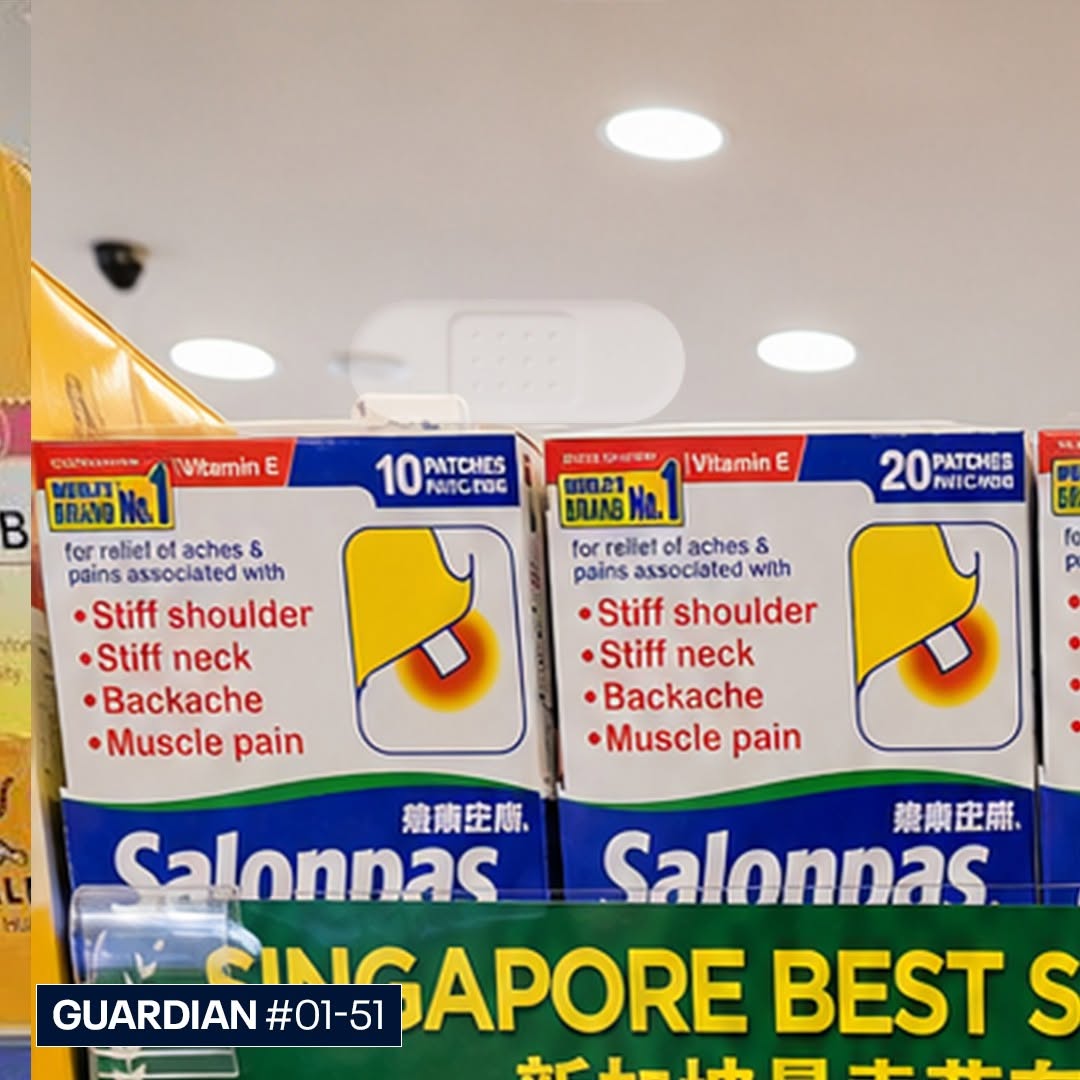 Salonnas Vitamin E patches at Guardian Kallang Wave Mall