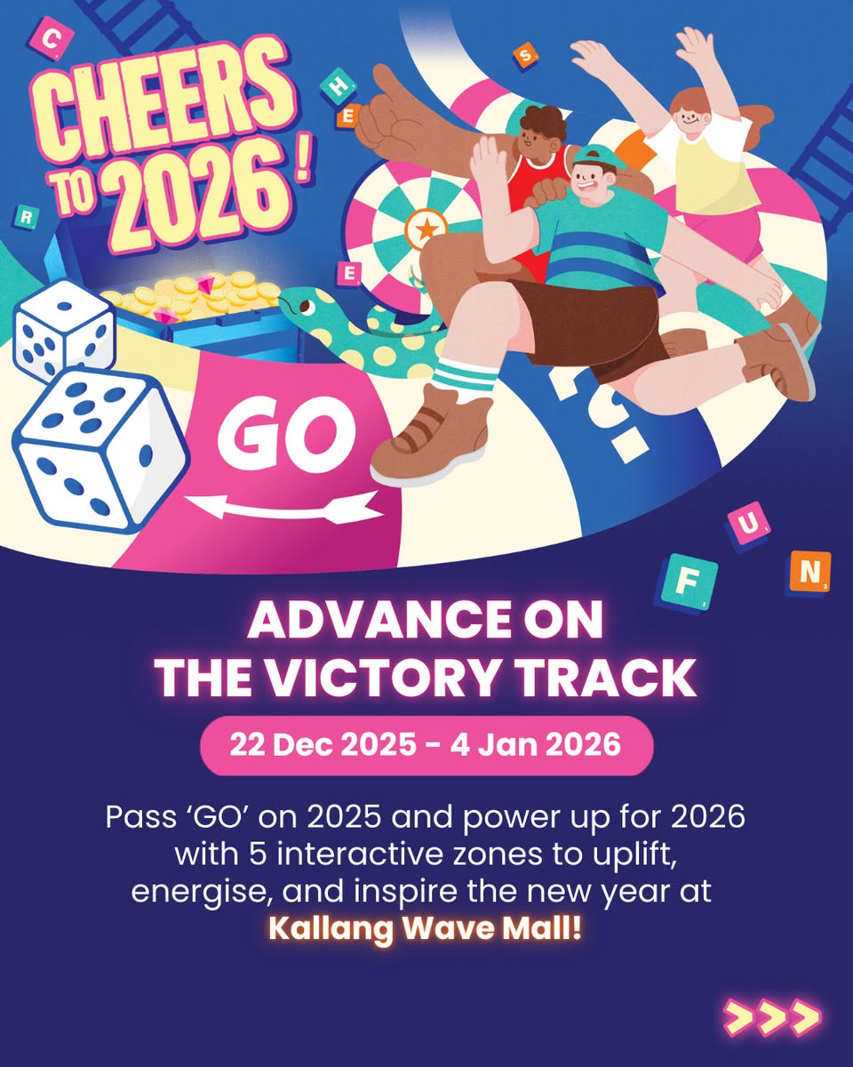 A prize display from the Treasure Vault at Kallang Wave Mall.