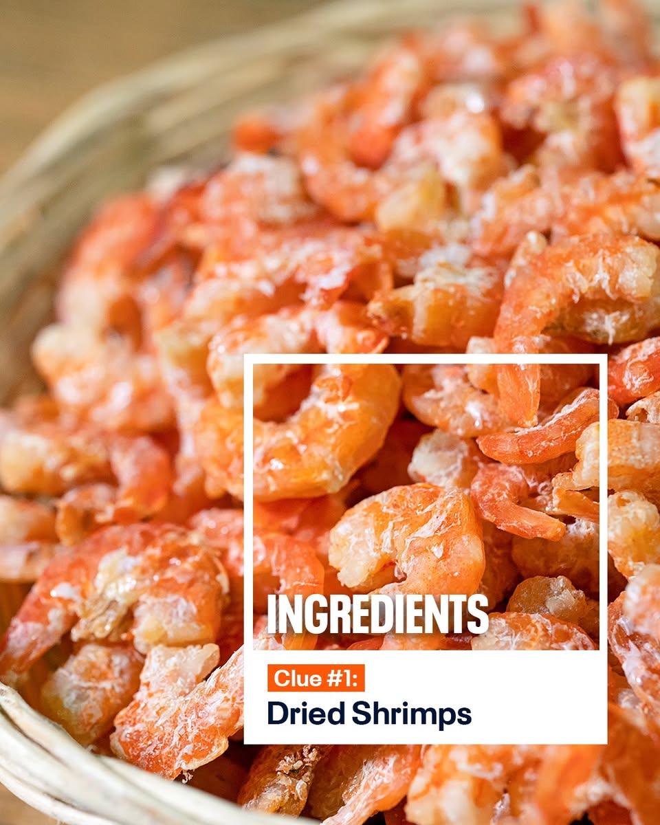 Dried shrimps ingredient clue
