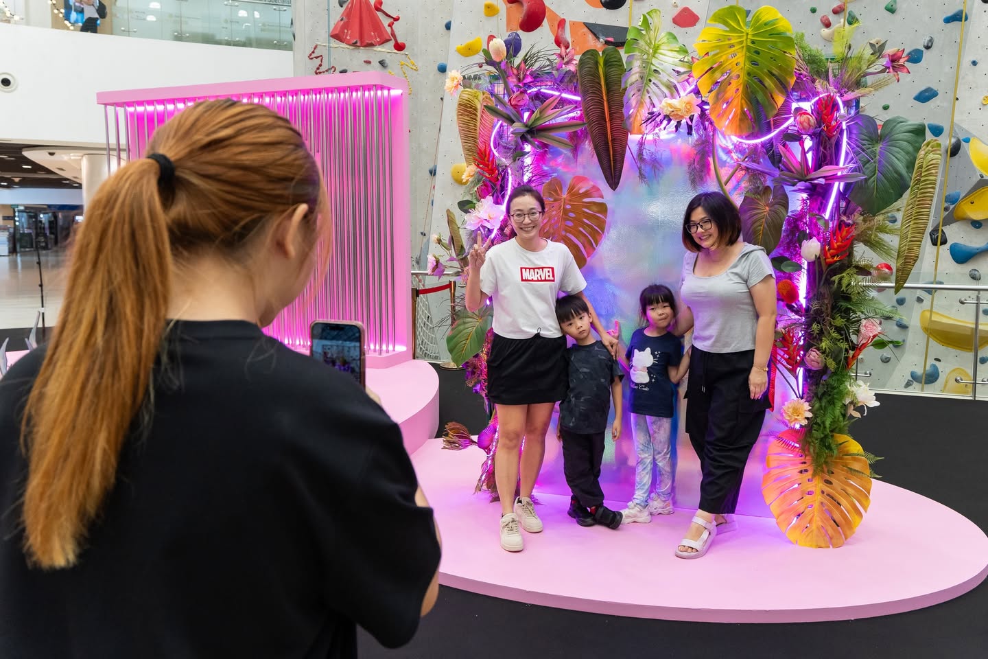 Pink Dreamscape at Kallang Wave Mall