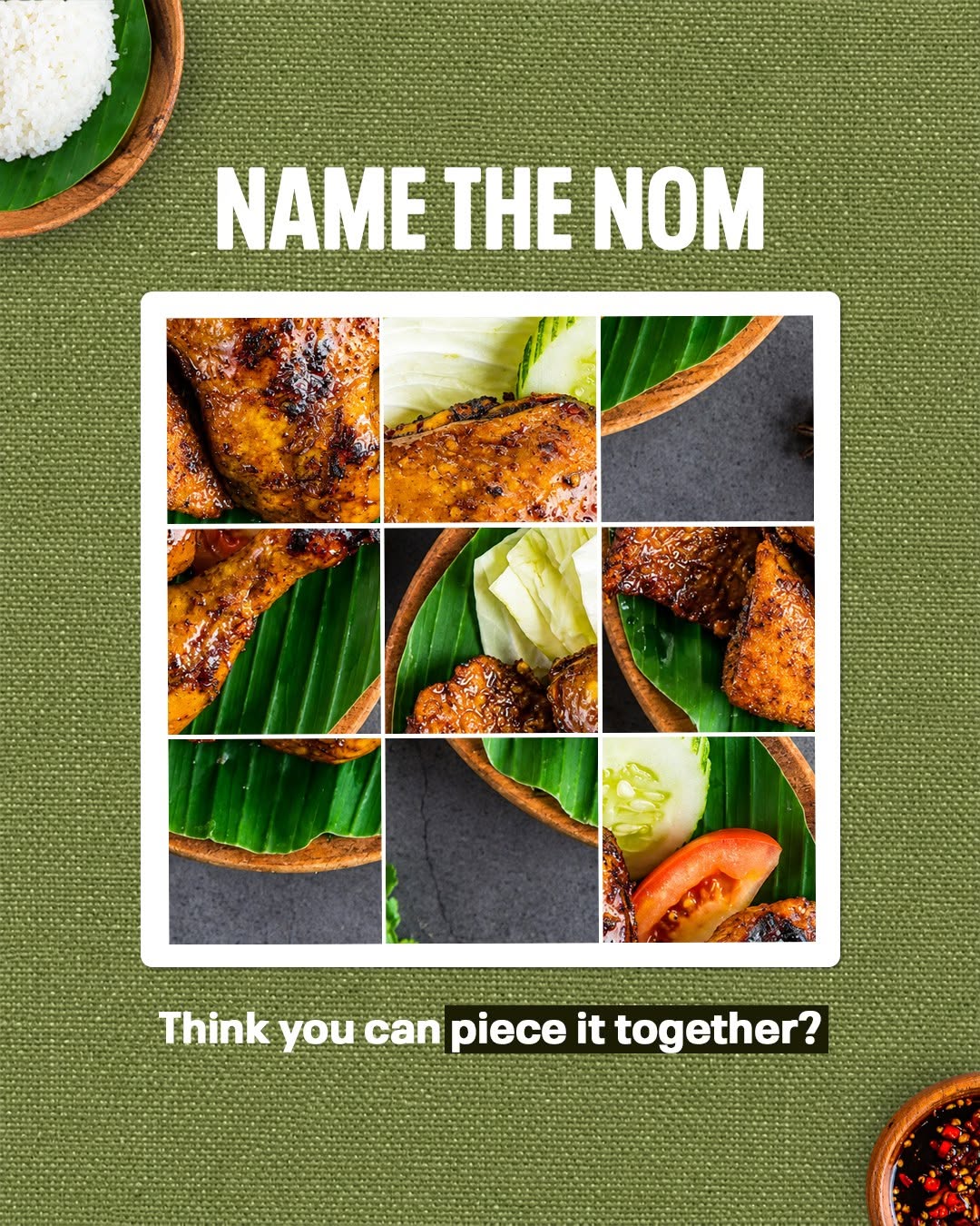 Ayam Penyet President mystery dish puzzle at Kallang Wave Mall