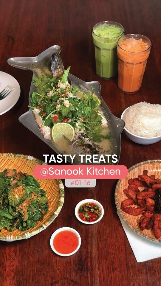 Sanook Kitchen Thai dishes at Kallang Wave Mall