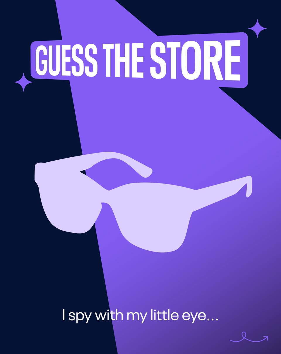 Guess the Store sunglasses clue