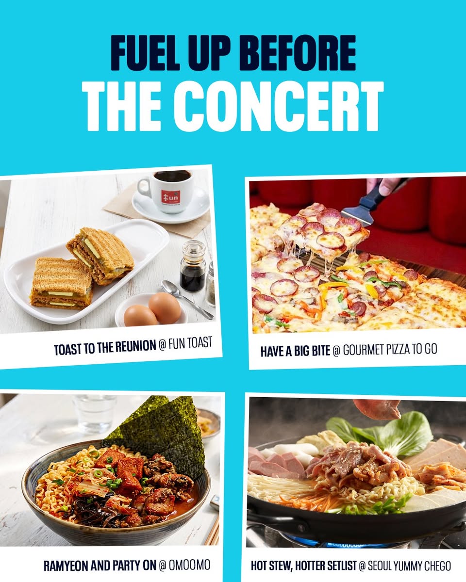 Dining options at Kallang Wave Mall