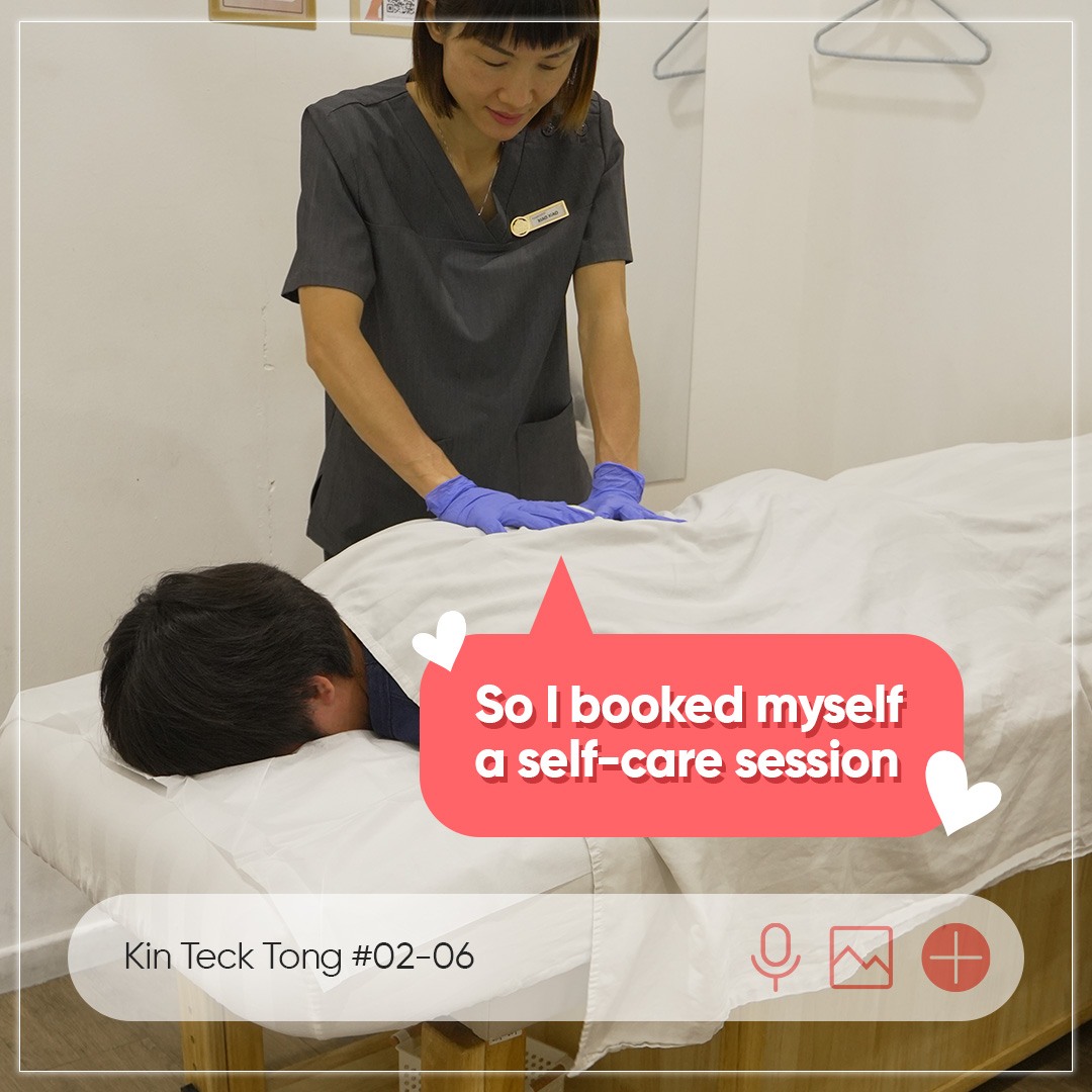 Professional wellness treatment session