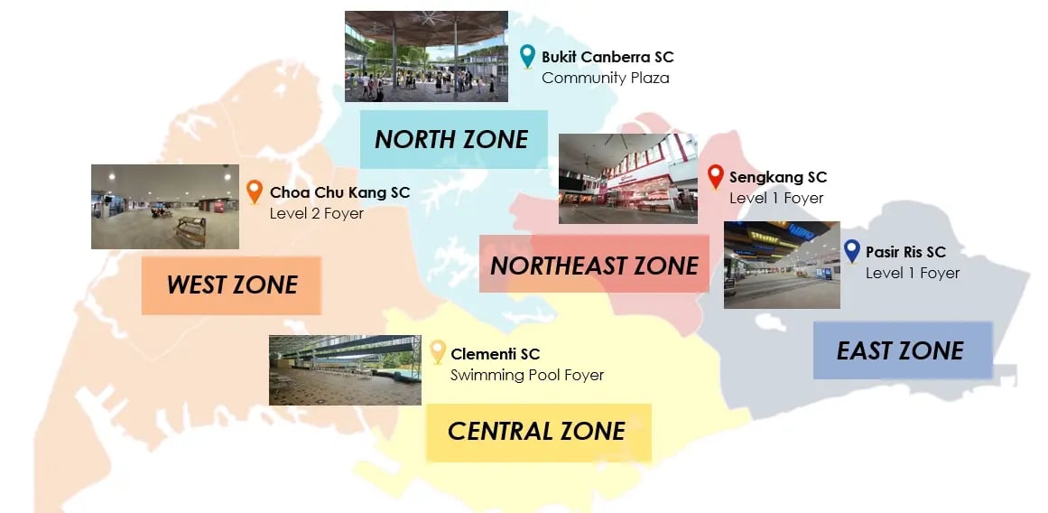 ActiveSG World Cup 2026 live screening schedule showing Kallang and other sport centre venues